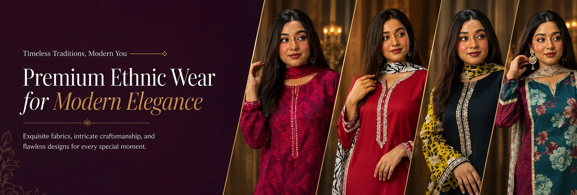 Papry's Blooming Beauty ethnic wear styled for festive occasions
