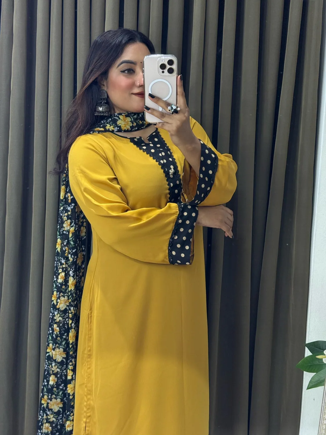 mohua-yellow-cherry-georgette-salwar-kameez